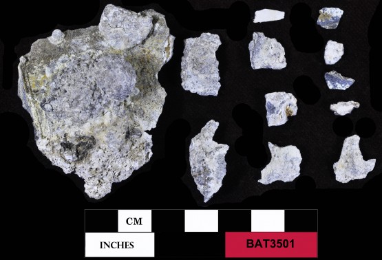 Pewter artefact recovered from Batavia