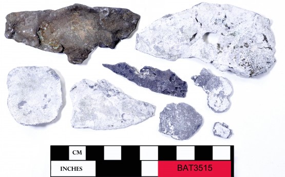 Pewter artefact recovered from Batavia