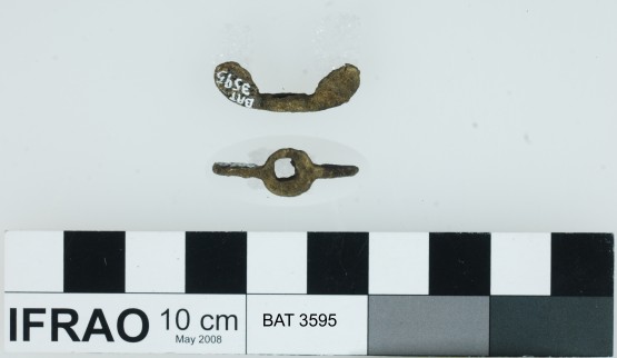 Copper/brass artefact recovered from Batavia