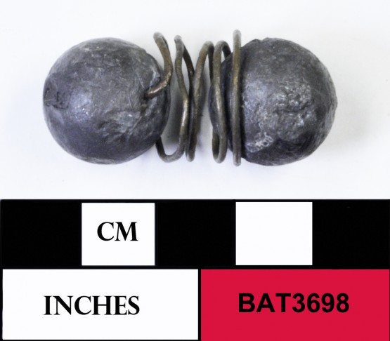 Lead artefact recovered from Batavia