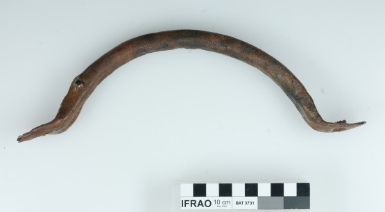 Copper/brass artefact recovered from Batavia