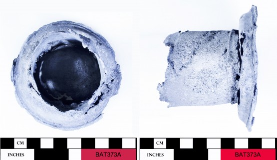 Pewter artefact recovered from Batavia