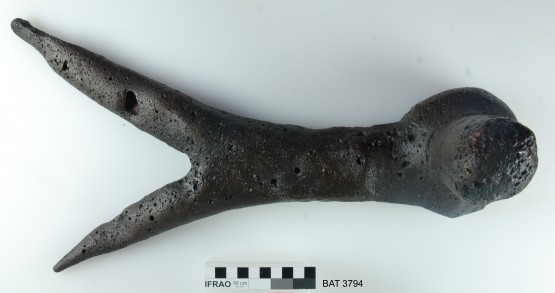 Bronze artefact recovered from Batavia