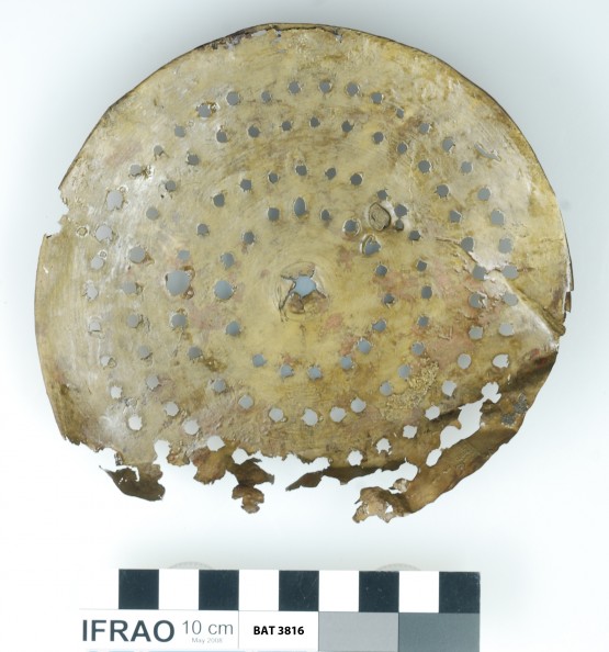 Copper/brass artefact recovered from Batavia