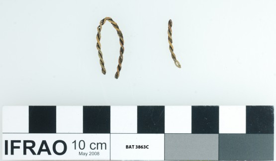 Copper/brass artefact recovered from Batavia