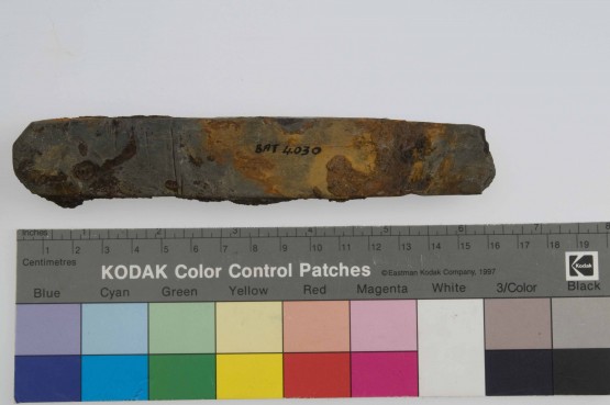 Sharpening/grinding artefact recovered from Batavia