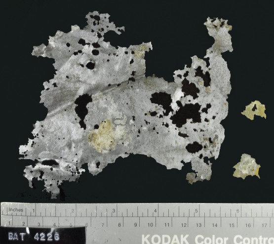 NON-FERROUS artefact recovered from Batavia