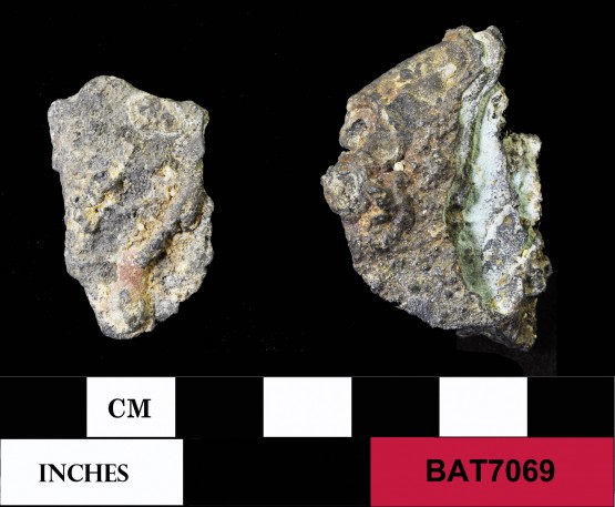 Pewter artefact recovered from Batavia