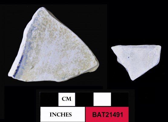 Stoneware artefact recovered from Batavia
