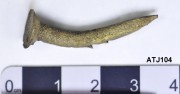 Copper/brass artefact recovered from Albany Town Jetty site