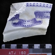 Patterned Earthenware artefact recovered from Albany Town Jetty site