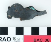 Copper/brass artefact recovered from Broome Aircraft Wrecks