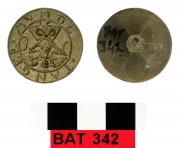 Copper/brass artefact recovered from Batavia