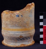 Majolica artefact recovered from Batavia