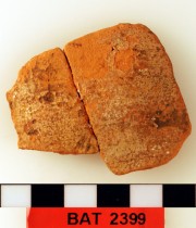 Earthenware artefact recovered from Batavia