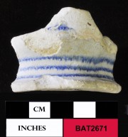 Majolica artefact recovered from Batavia