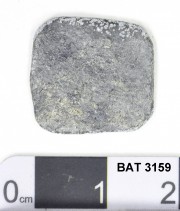 Lead artefact recovered from Batavia