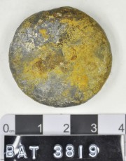 Lead artefact recovered from Batavia