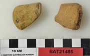 Earthenware artefact recovered from Batavia