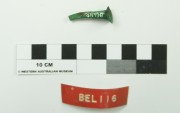 Copper/brass artefact recovered from Belinda