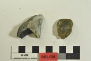 Flint artefact recovered from Belinda