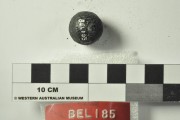 Lead artefact recovered from Belinda