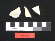 CERAMICS artefact recovered from Belinda