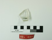 Glass artefact recovered from Belinda