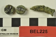 Copper/brass artefact recovered from Belinda