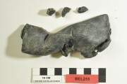 Lead artefact recovered from Belinda
