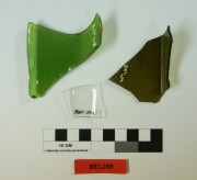 Glass artefact recovered from Belinda
