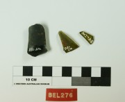 Glass artefact recovered from Belinda