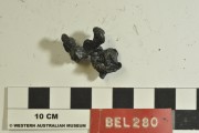 Lead artefact recovered from Belinda
