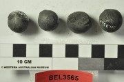 Lead artefact recovered from Belinda
