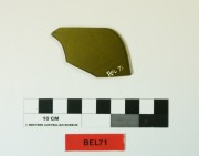 Glass artefact recovered from Belinda