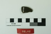 Glass artefact recovered from Belinda