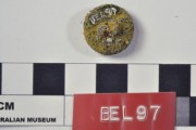 Copper/brass artefact recovered from Belinda