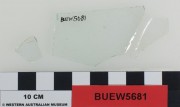 Glass artefact recovered from Bunbury Excavation West