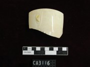 CERAMICS artefact recovered from Carlisle Castle