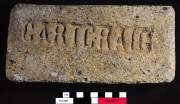 Bricks artefact recovered from Carlisle Castle