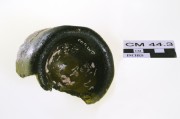Glass artefact recovered from Cumberland