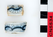 CERAMICS artefact recovered from Camden Harbour site