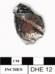 Lead artefact recovered from Dirk Hartog Excavation