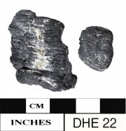 Charcoal etc artefact recovered from Dirk Hartog Excavation