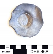 Lead artefact recovered from Dirk Hartog Excavation