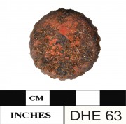 Tin artefact recovered from Dirk Hartog Excavation