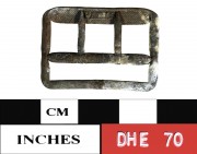 Copper/brass artefact recovered from Dirk Hartog Excavation