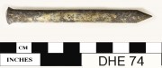Copper/brass artefact recovered from Dirk Hartog Excavation