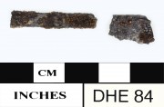 Tin artefact recovered from Dirk Hartog Excavation