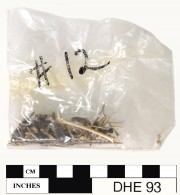 Tin artefact recovered from Dirk Hartog Excavation